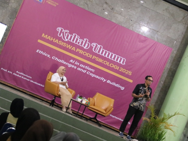 Kuliah Umum Fakultas Psikologi 2025 – AI in Action: Ethics, Challenges, and Capacity Building