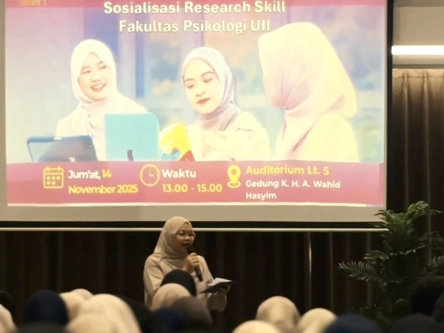SOSIALISASI RESEARCH SKILLS FAKULTAS PSIKOLOGI:  LANGKAH AWAL MENCIPTAKAN PENELITI MUDA