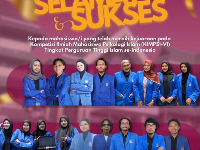 Mahasiswa Psikologi UII Kembali Torehkan Prestasi di Kompetisi Ilmiah Mahasiswa Psikologi Universitas Islam tingkat Nasional 2025