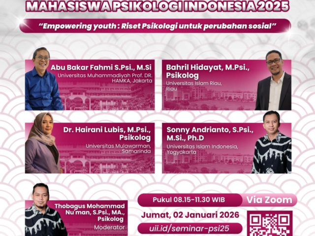 Menguatkan Budaya Riset Mahasiswa melalui Konferensi Riset Mahasiswa Psikologi Indonesia 2026