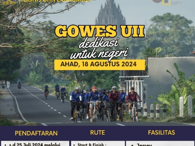 Ikutilah Gowes UII: Dedikasi Untuk Negeri