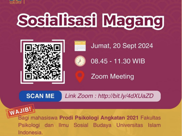 Sosialisasi Magang