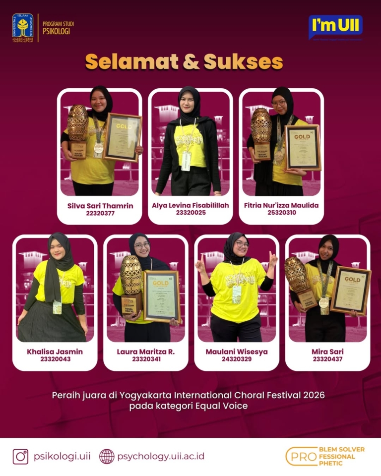 Mahasiswa Psikologi UII Sabet Juara YICF 2026 - Fakultas Psikologi Universitas Islam Indonesia
